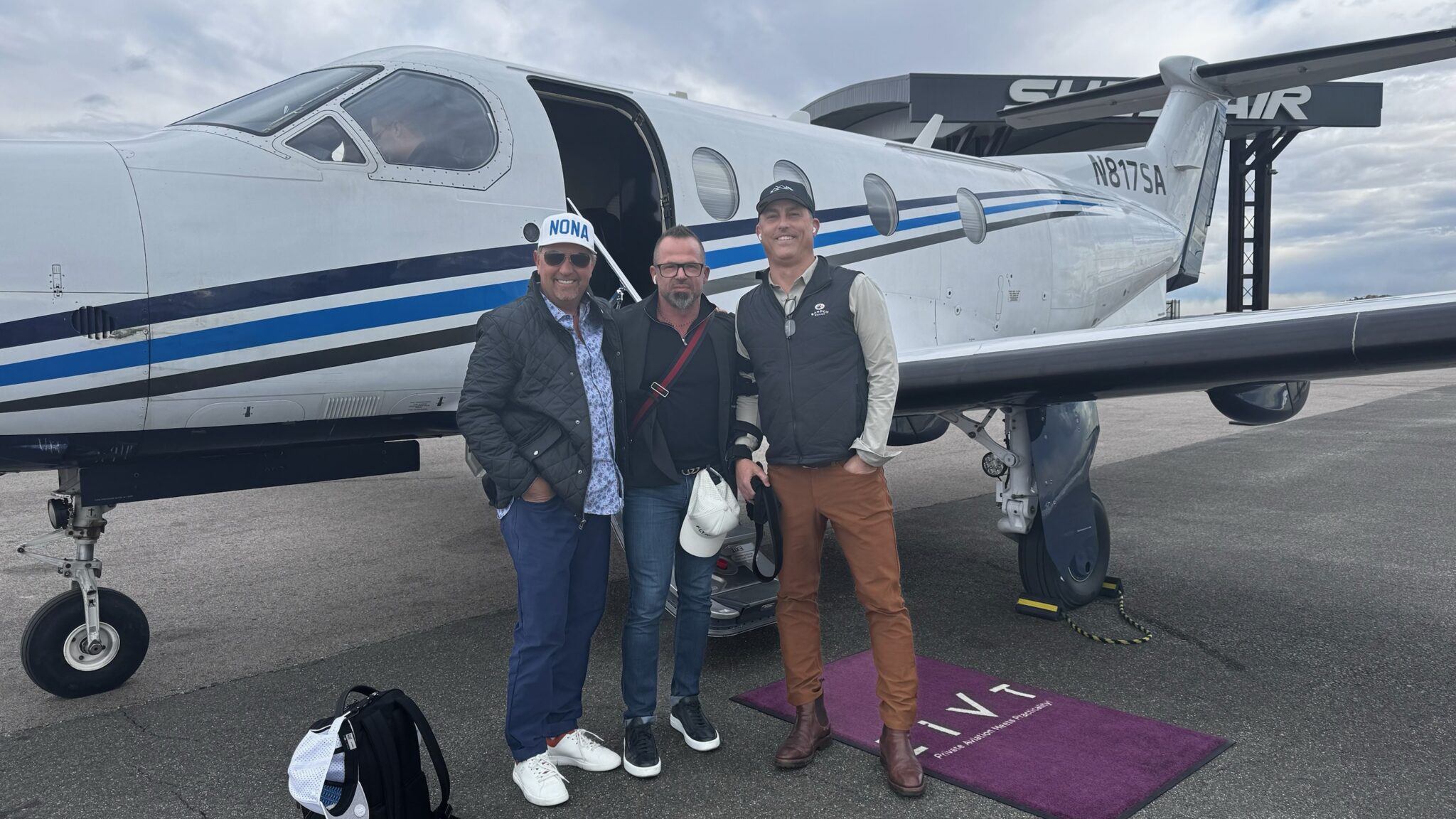 Picture of Members of a private aviation program