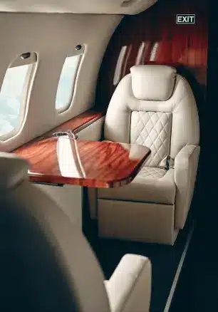 Private Jet Interior