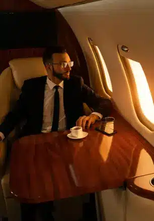 Private Jet Interior